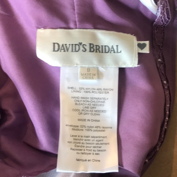 Purple lace formal Dress - Picture 3 of 5